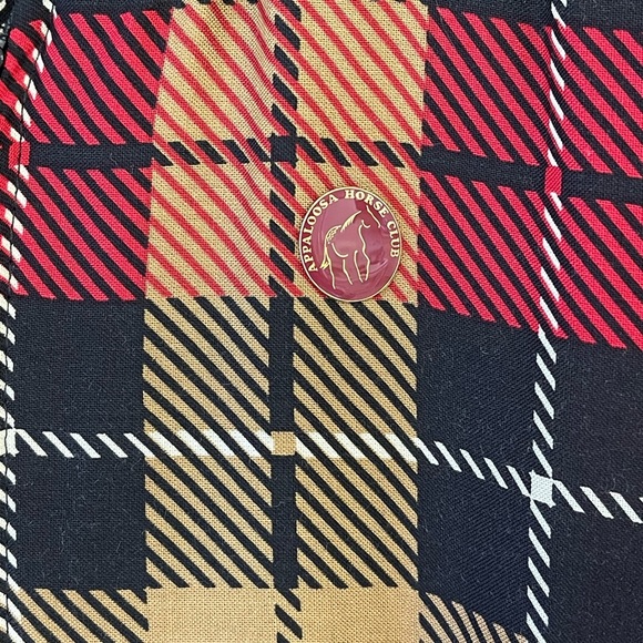 Vintage Plaid Ali Miles Equestrian Jacket Size 4 Petite - Picture 7 of 9